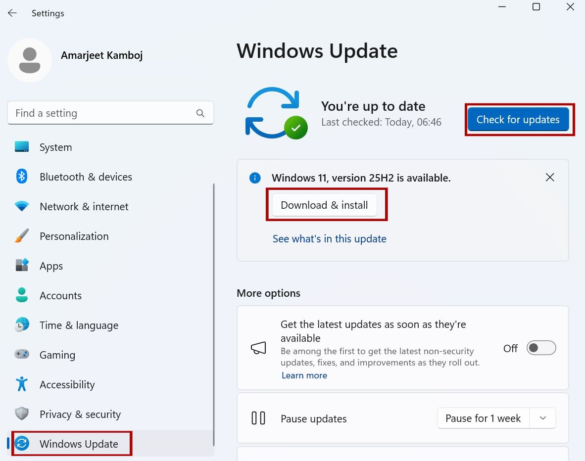 Checking for Windows Updates and Patch Fixes