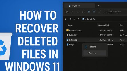 How to Recover Deleted Files in Windows 11 (Quick Guide)